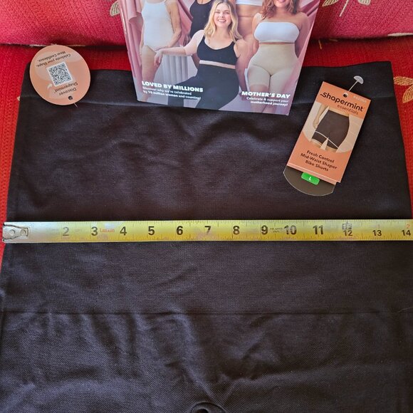 Shapermint Mid-Waist Shaper Bike Shorts - New With Tags - Picture 2 of 8